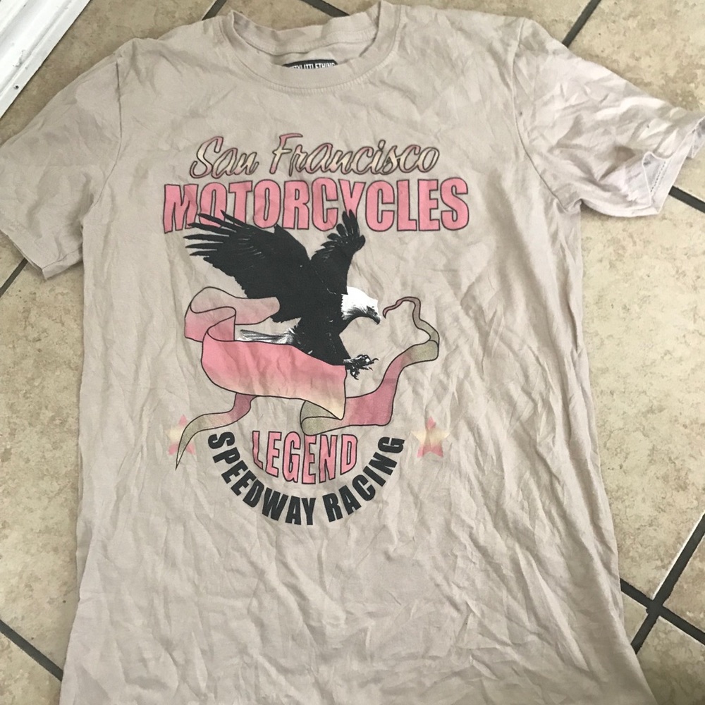 Pretty little things t-shirt San Fran motorcycles